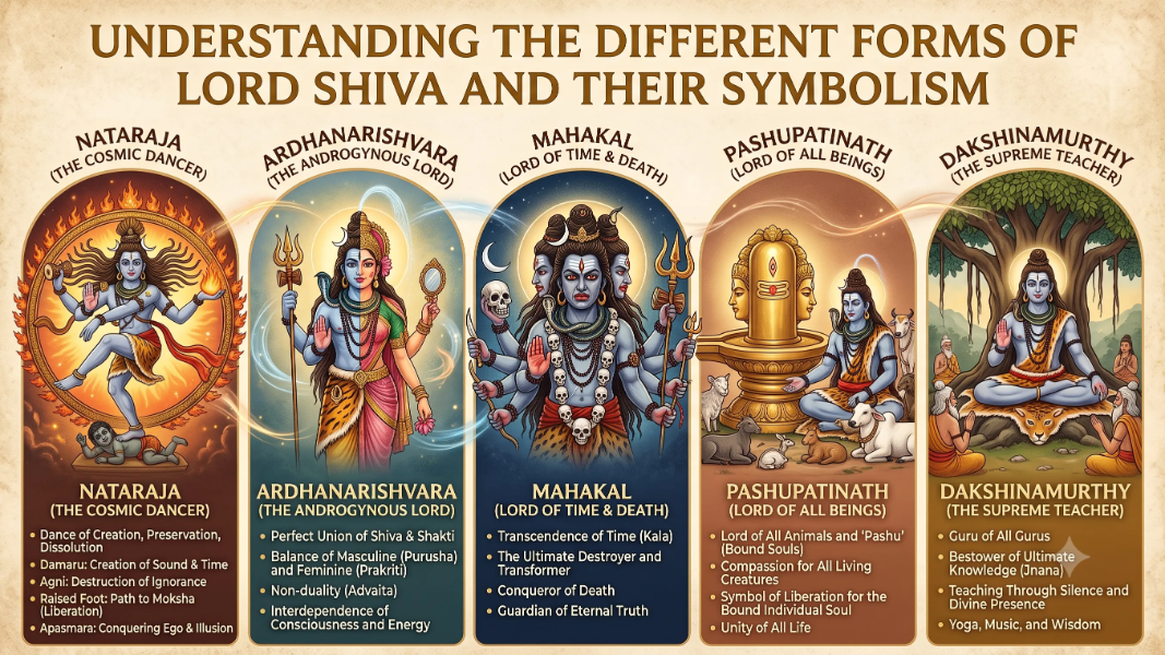 शिव के शक्तिमान अवतारों का गूढ़ अर्थ और प्रतीकवाद समझें
