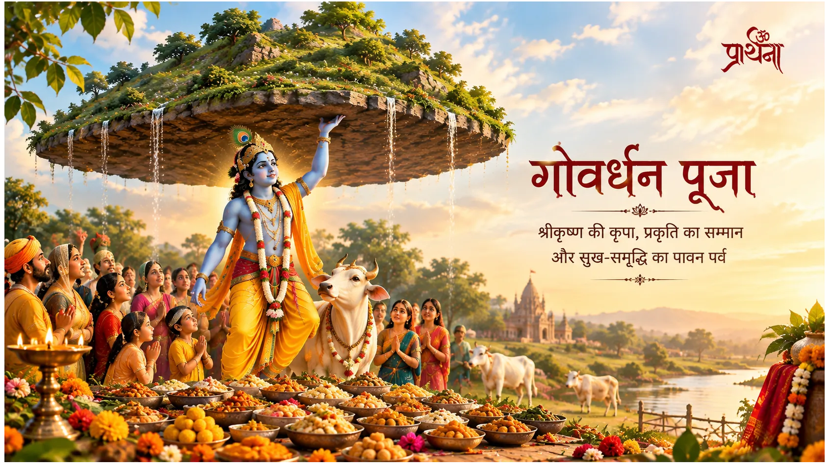 गोवर्धन पूजा 2026: भगवान श्रीकृष्ण की महिमा और भक्ति का अद्भुत पर्व