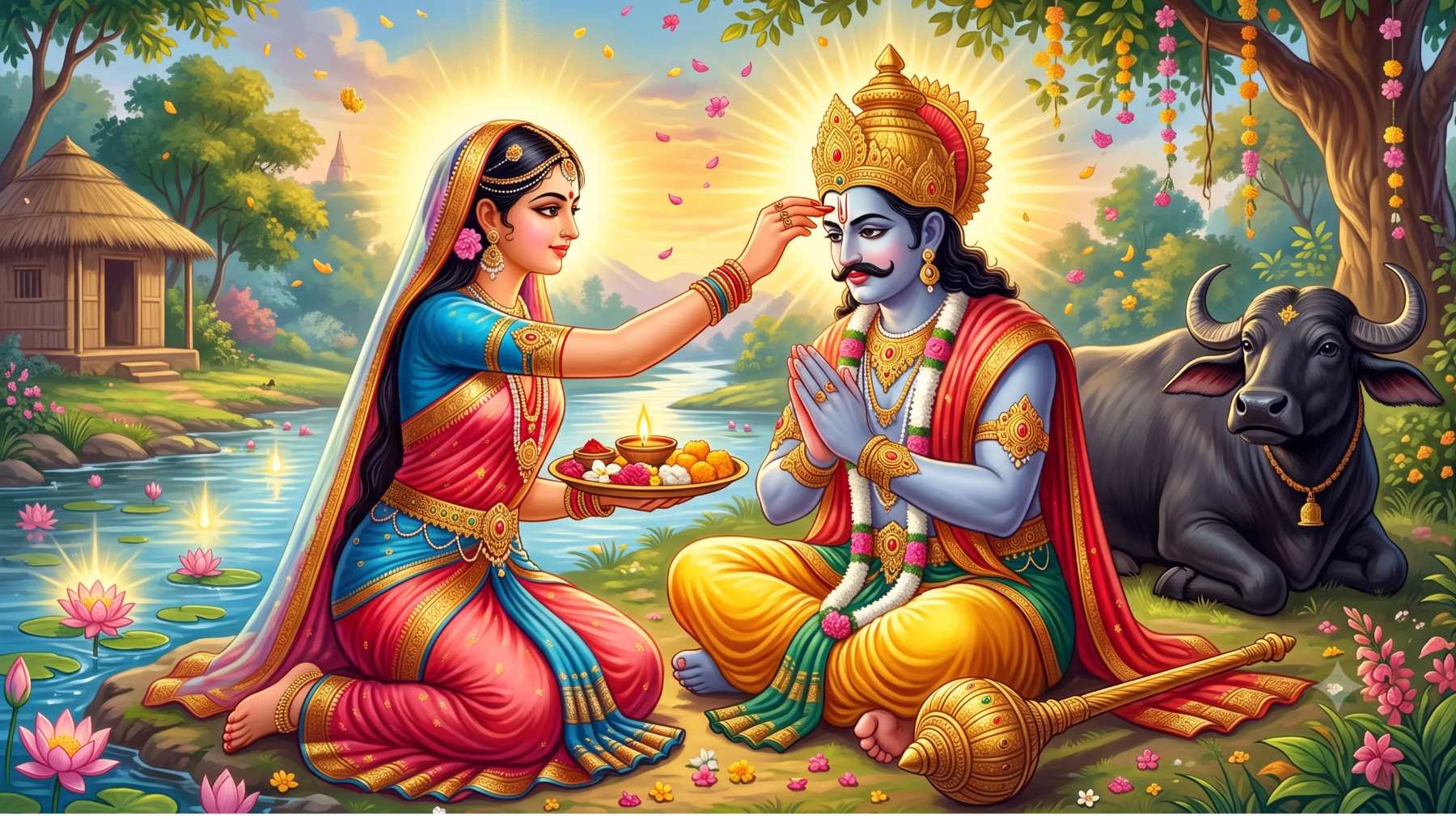 भाई दूज क्यों मनाई जाती है? जानें यमराज और यमुना से जुड़ी यह पौराणिक कथा