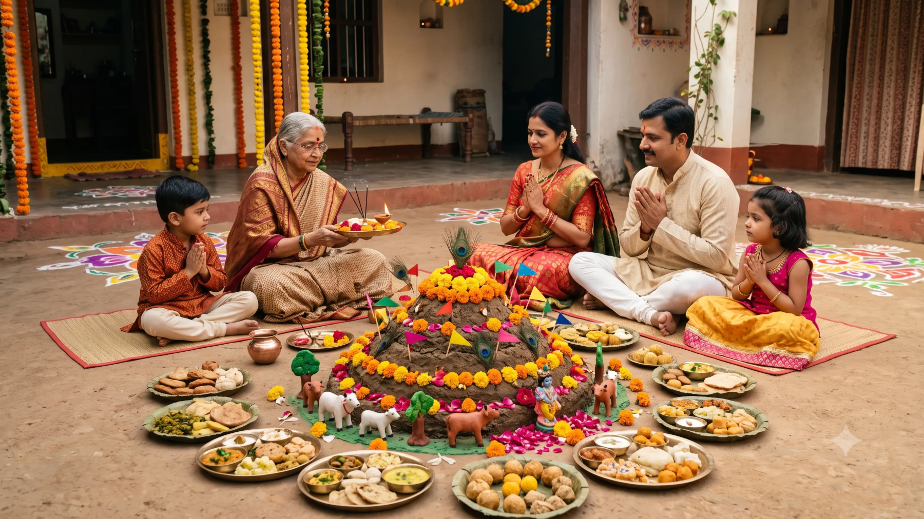 Govardhan Puja 2026: जानिए कब है गोवर्धन पूजा, शुभ मुहूर्त और पूजा का तरीका