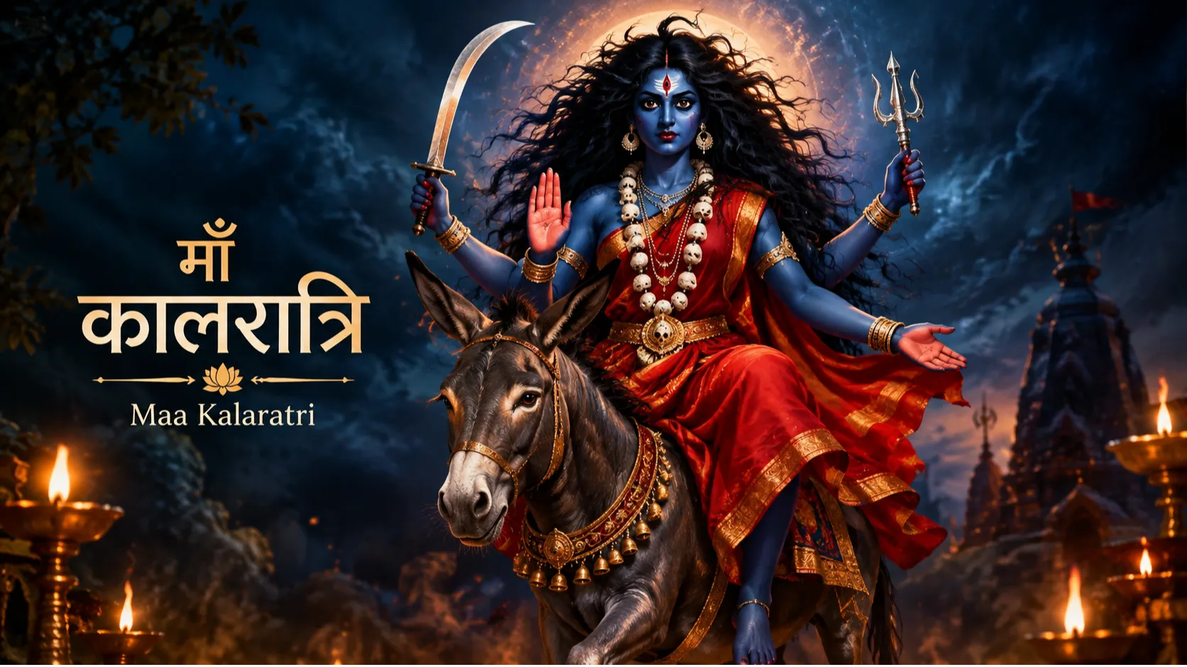 Navratri Day -7 2026 : Who is Maa Kalaratri? The Fiercest Form of Goddess Durga Explained